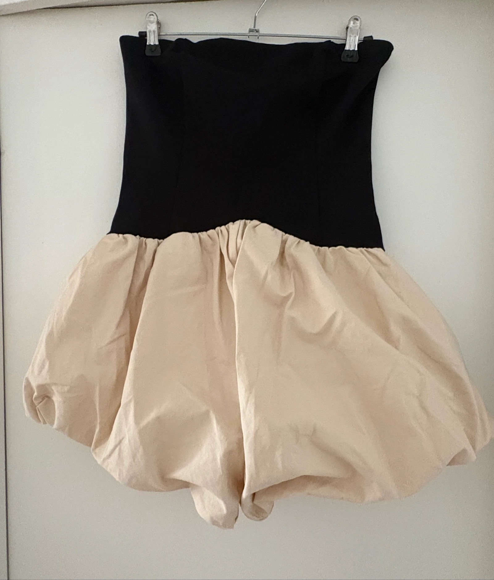 Mono corto palabra de honor abullonado Maeve Anthropologie - Talla S